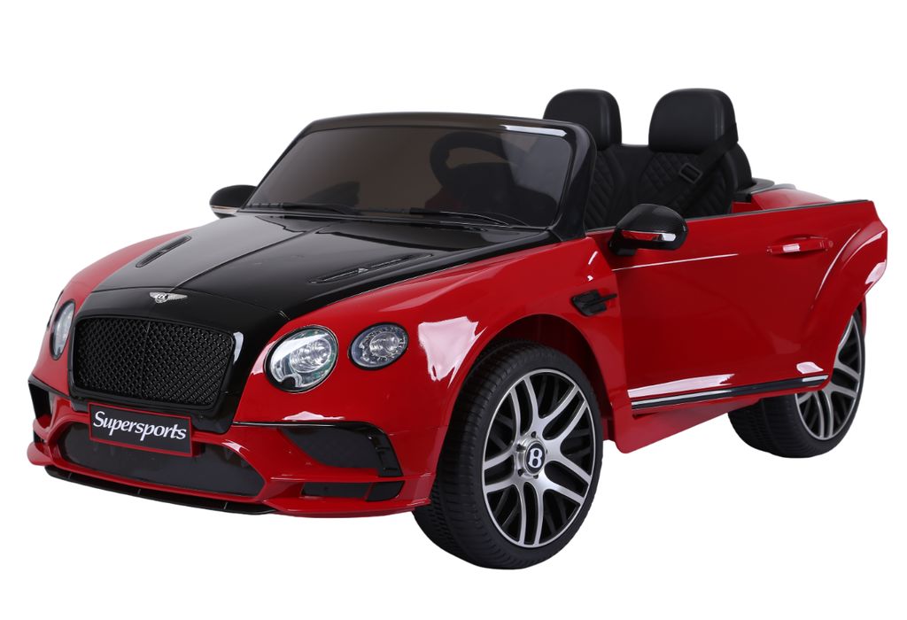 Mașină electrică Bentley Continental Sports (capacitate maximă de încărcare 30 kg, scaune din piele, 6V7Ah, 2*45W motoare, telecomandă, roți moi - EVA, dimensiuni 135x87x55 cm) cod: JE1155