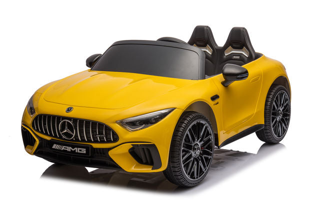 Электромобиль Mercedes-Benz, максимальная нагрузка 35 кг (кожаные сиденья, 24V7Ah1, MP3, двигатели 2200 Вт, дистанционное управление, мягкие колеса EVA, размеры 124,5 x 74,5 x 49,5 см) Арт. SL63/7/6/5/4
