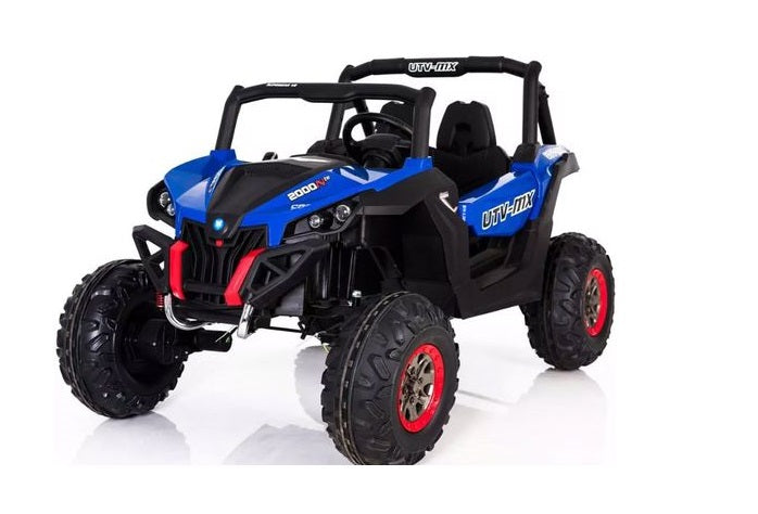 ATV cu sarcina maximă 50 kg (scaune din piele, 12 V 10Ah*2, MP-3, 4 motoare, telecomandă, roți moi - EVA, dimensiuni 124x82.6x81 cm) Articol MX603