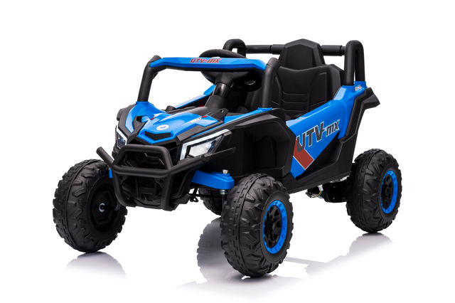 ATV, încărcare maximă 30 kg (scaune din piele, 12V 10Ah1, MP-3, 4 motoare, telecomandă, roți moi EVA, dimensiuni 96×60×45 CM) Art. MX631