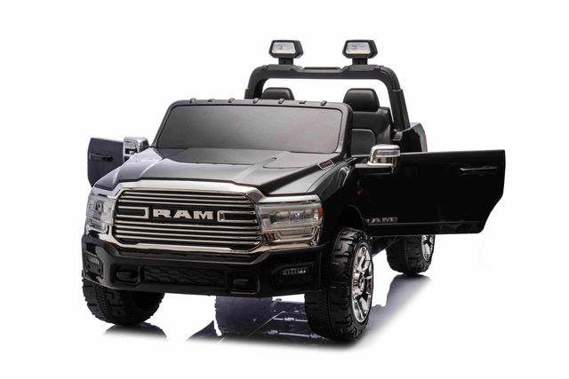 Машина аккумуляторная XXL RAM 3500 (кожaные сидения,24V7Ah,4*45W моторa, пульт, мягкие колёса - EVA,Размер 150 x89 x 79cm) арт.JJ2599