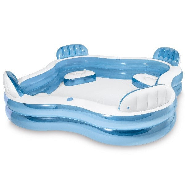 INTEX Piscină gonflabilă pentru familie 229x229x66 cm, 990 L, art.56475