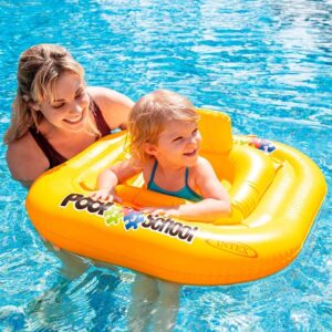 INTEX Надувной круг с отверстиями для ног 79×79 см, до 15 кг, 1-2 года
арт.56587