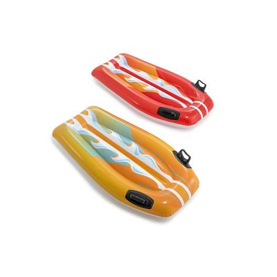 Матрас плавательный надувной INTEX с ручками 112х62 см, до 40 кг, 6+, 2 цвета
 арт.58165