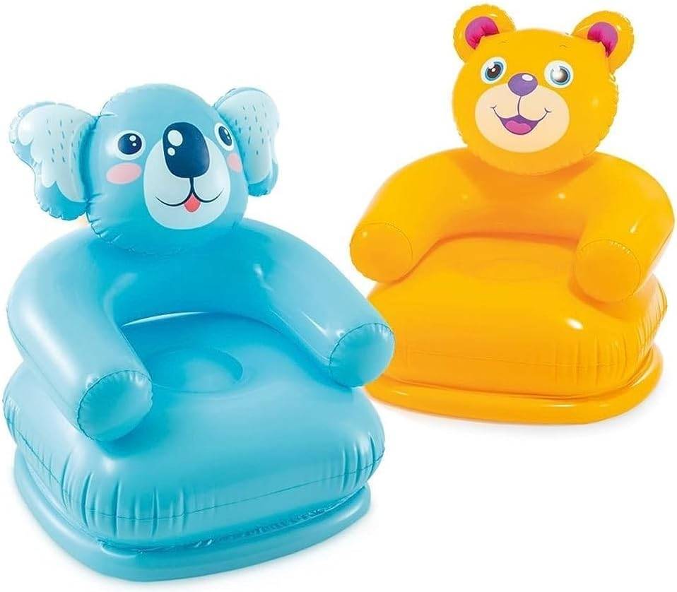 INTEX Şezlong gonflabil pentru înot Happy Animal (74*65*64 cm) art.68556
