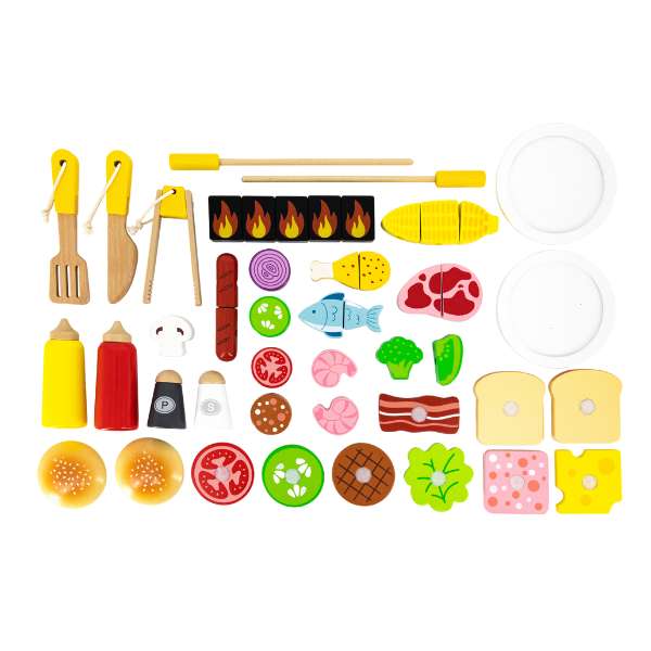 Детский гриль-барбекю, 88,4 × 67,8 × 38,6 см, арт. 44656