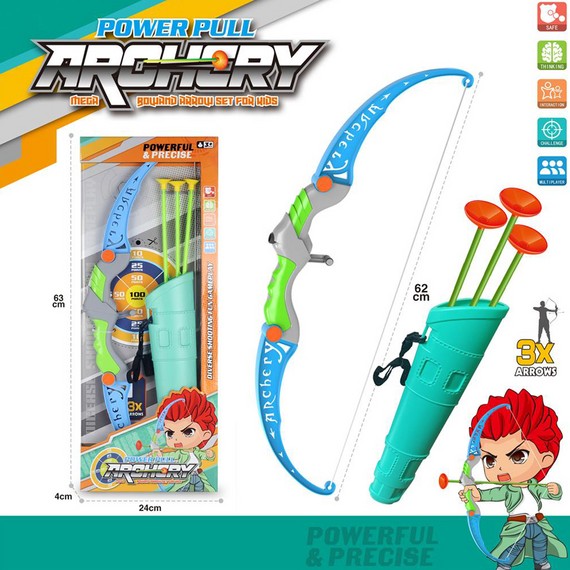 Arc + săgeți cu ventuze art.MKV003415