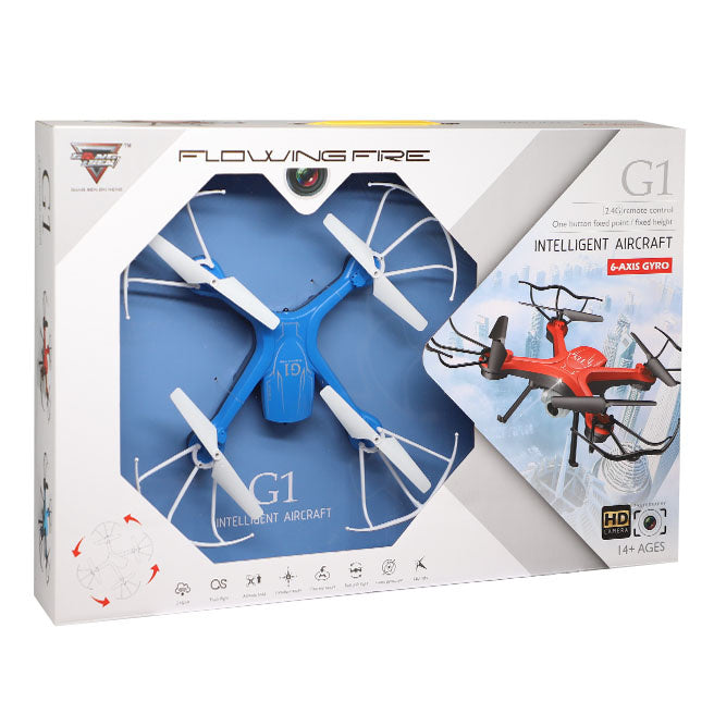 Quadcopter G1,35*35 cm,roșu cod 880016, albastru cod 880203