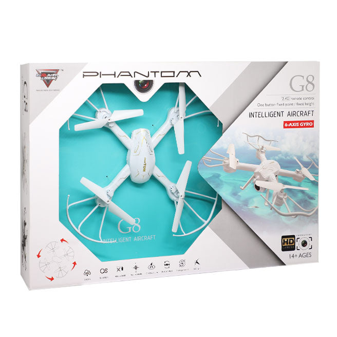 Quadcopter G8 35х35 cm, negru cod 880214, alb cod 880015