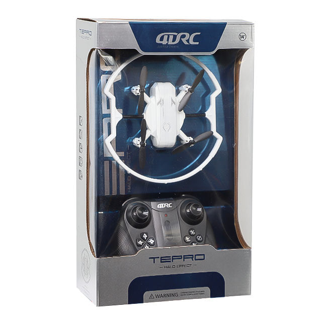 Quadcopter cu telecomandă și lumină LED, alb cod 880323, albastru cod 880324