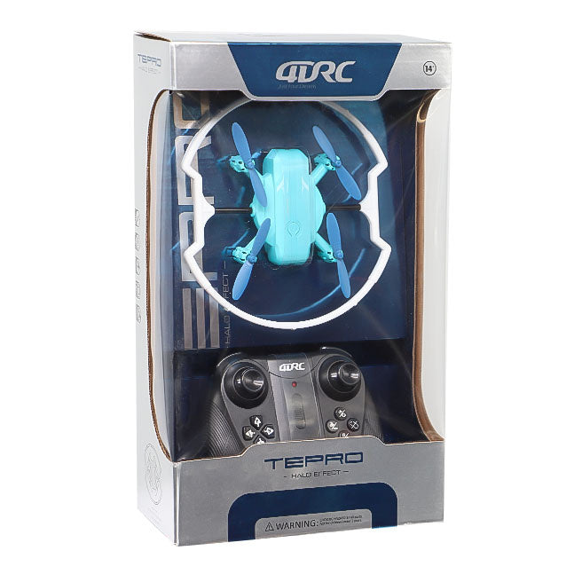 Quadcopter cu telecomandă și lumină LED, alb cod 880323, albastru cod 880324