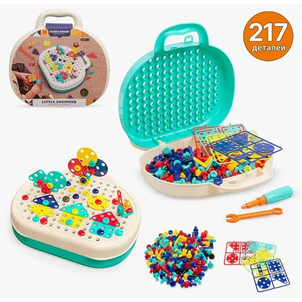 Constructor cu surubelnita (217pcs) 64428