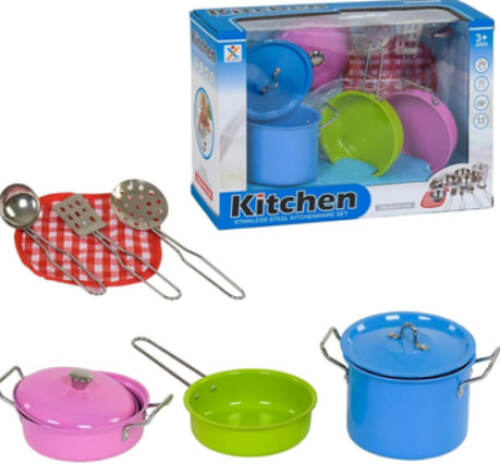 Set de joaca vesela metal, 11el. 988-E9