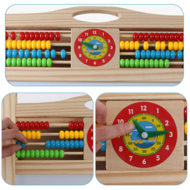 Двусторонняя деревянная образовательная доска 19647 tt