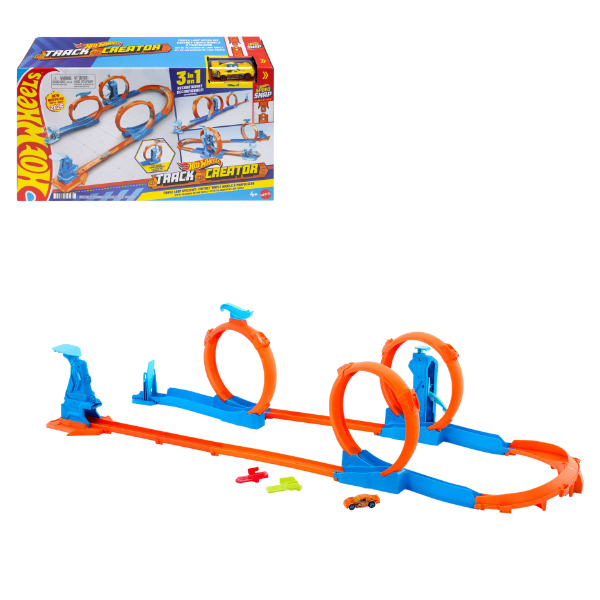 Игровой набор Hot Wheels "Track Creator" - Тройная петля JDW39