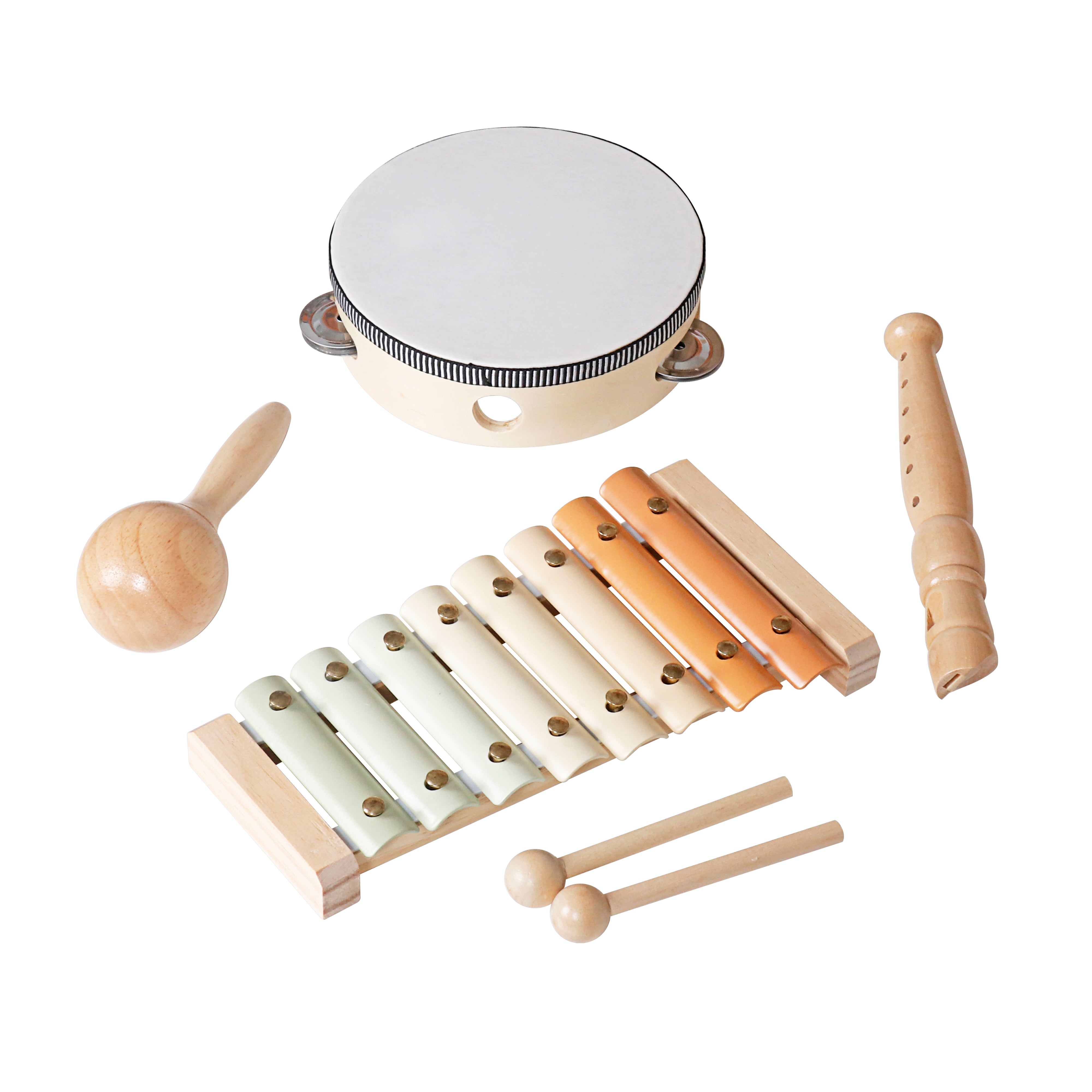 Instrumente muzicale din lemn, 4 piese W07A260