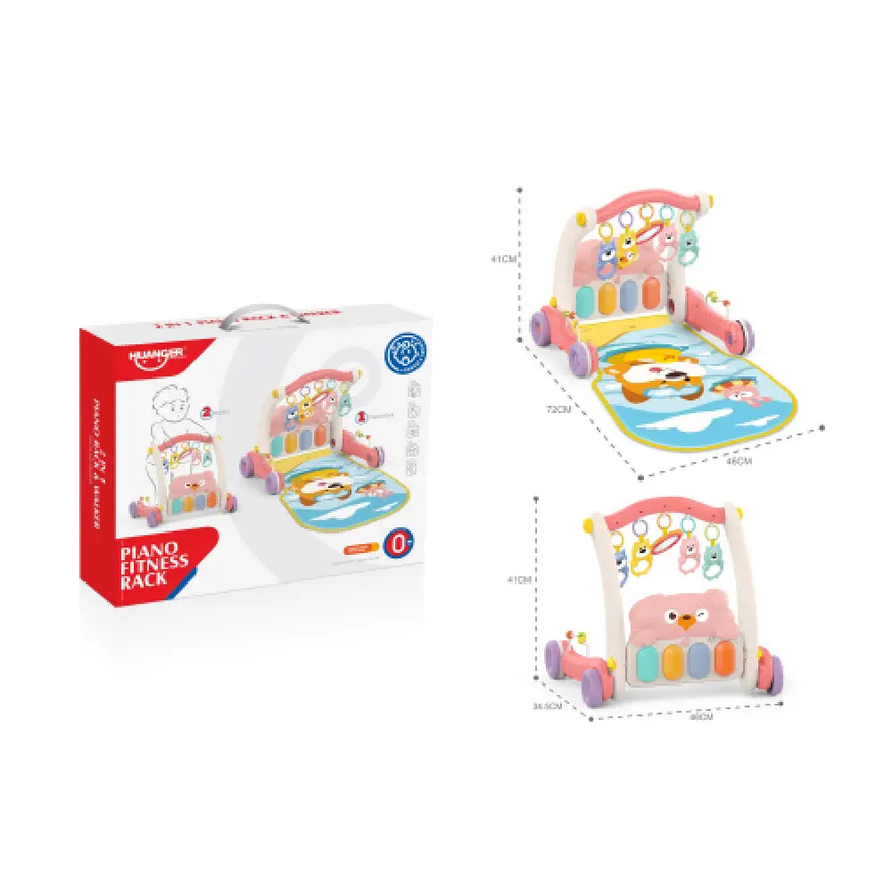 (19599) Игровой коврик-погремушка 2-в-1