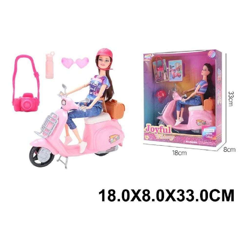 (41452) Papusa pe motocicleta