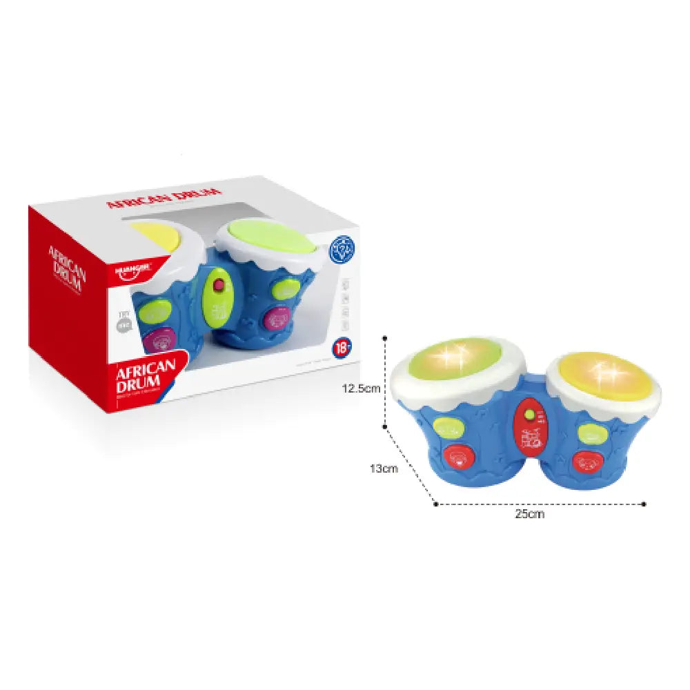 Roz (678645) albastru (78652) Jucarie Tobă pentru bebeluși cu baterii