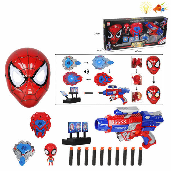 008381 Set Super Erou cu gloante moi cu lumina