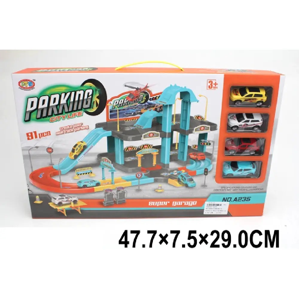 (08377) Parcare in set cu 4 masinute