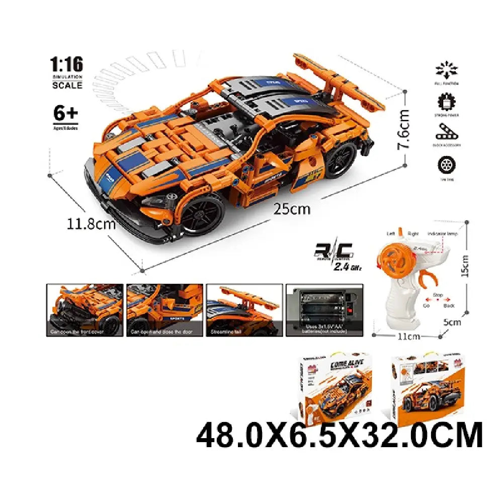 (15583) Constructor 408 elemente,masina cu radiocomanda