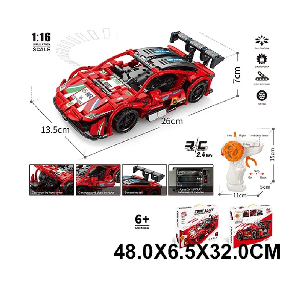 (15675) Constructor 440 elemente,masina cu radiocomanda
