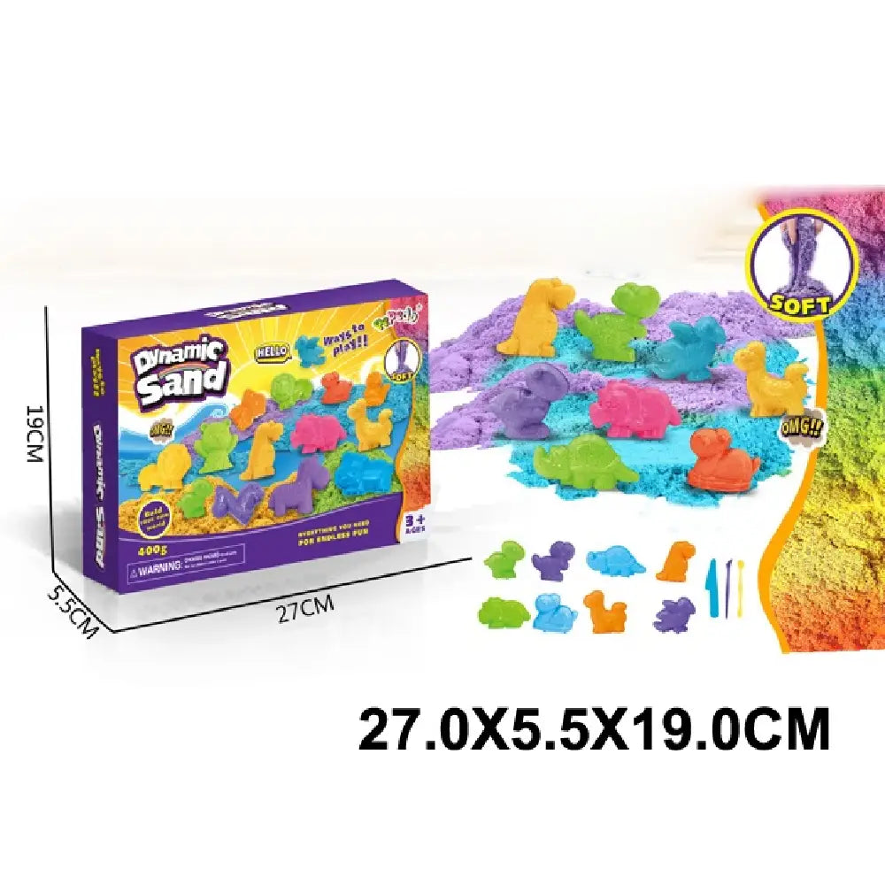 (19553) Кинетический песок в наборе с фигурками