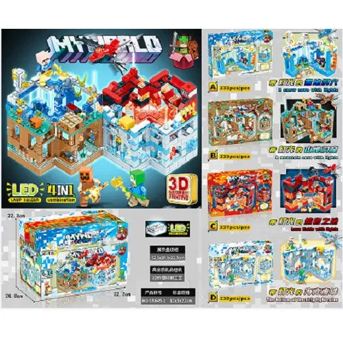 Set constructor 227pcs la bucată (4buc in set) 71573