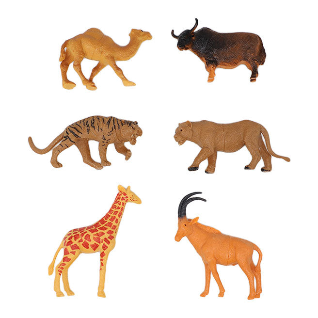 Набор животных "Сафари", 6 предметов, код 910060