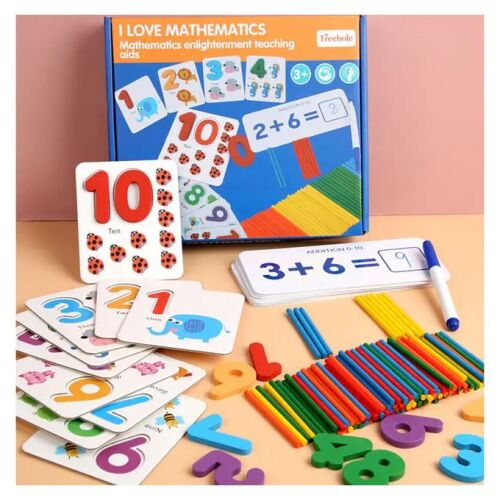 Set de joaca din lemn "matematica" S12E007