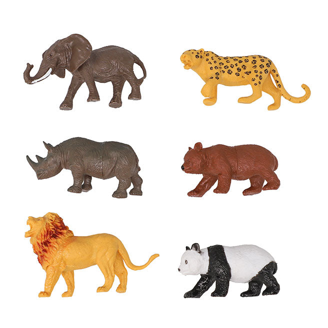 Набор "Дикие животные", 6 предметов, код 910059