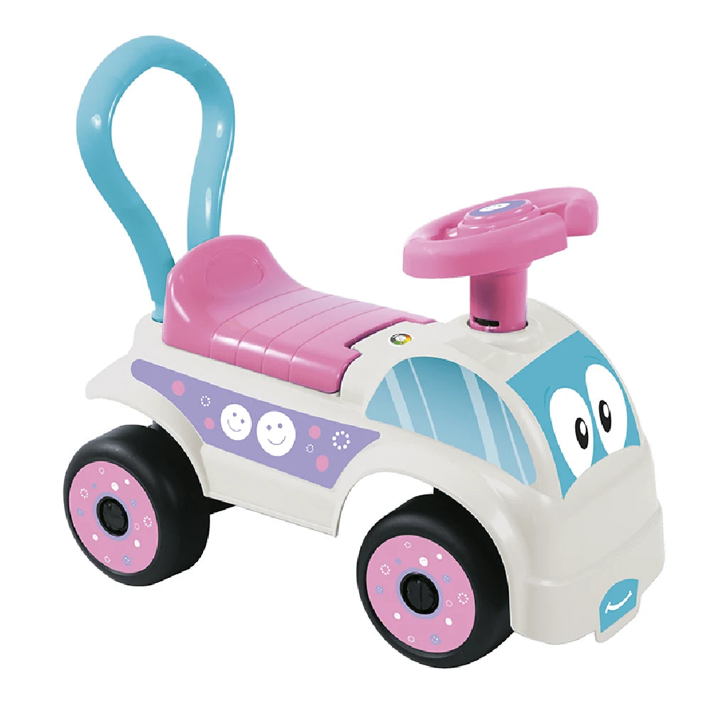 (2621) Tolocar masinuta alba, 37x48x21 cm