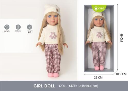 Кукла Pure Baby, 46 см, в штанишках, DF18-053K