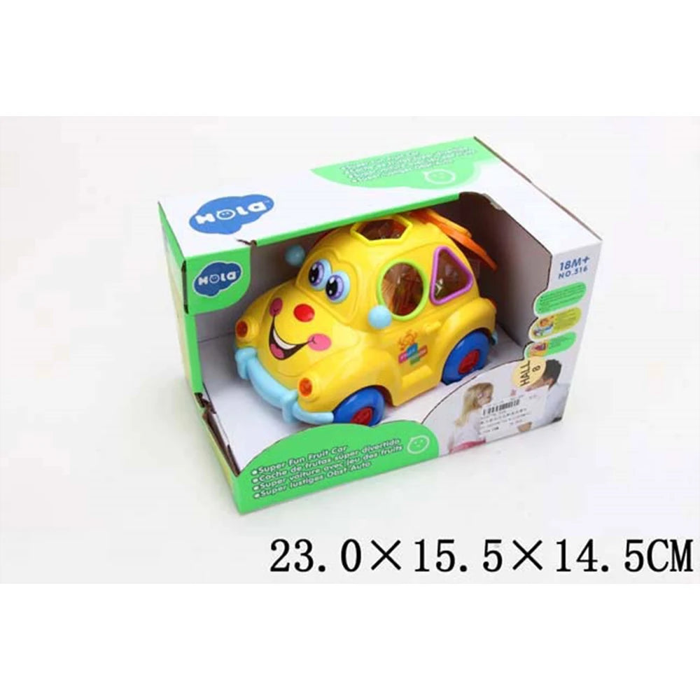 Masinuta muzicala sorter „Masina vesela cu fructe” 516 (51660)