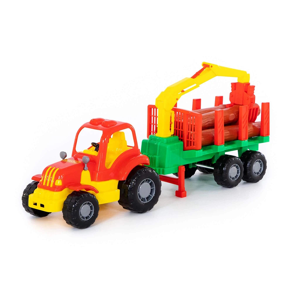 „Krepysh”, tractor cu semiremorcă pentru transportul lemnului (Polesie), art. 44815
470x130x200 mm