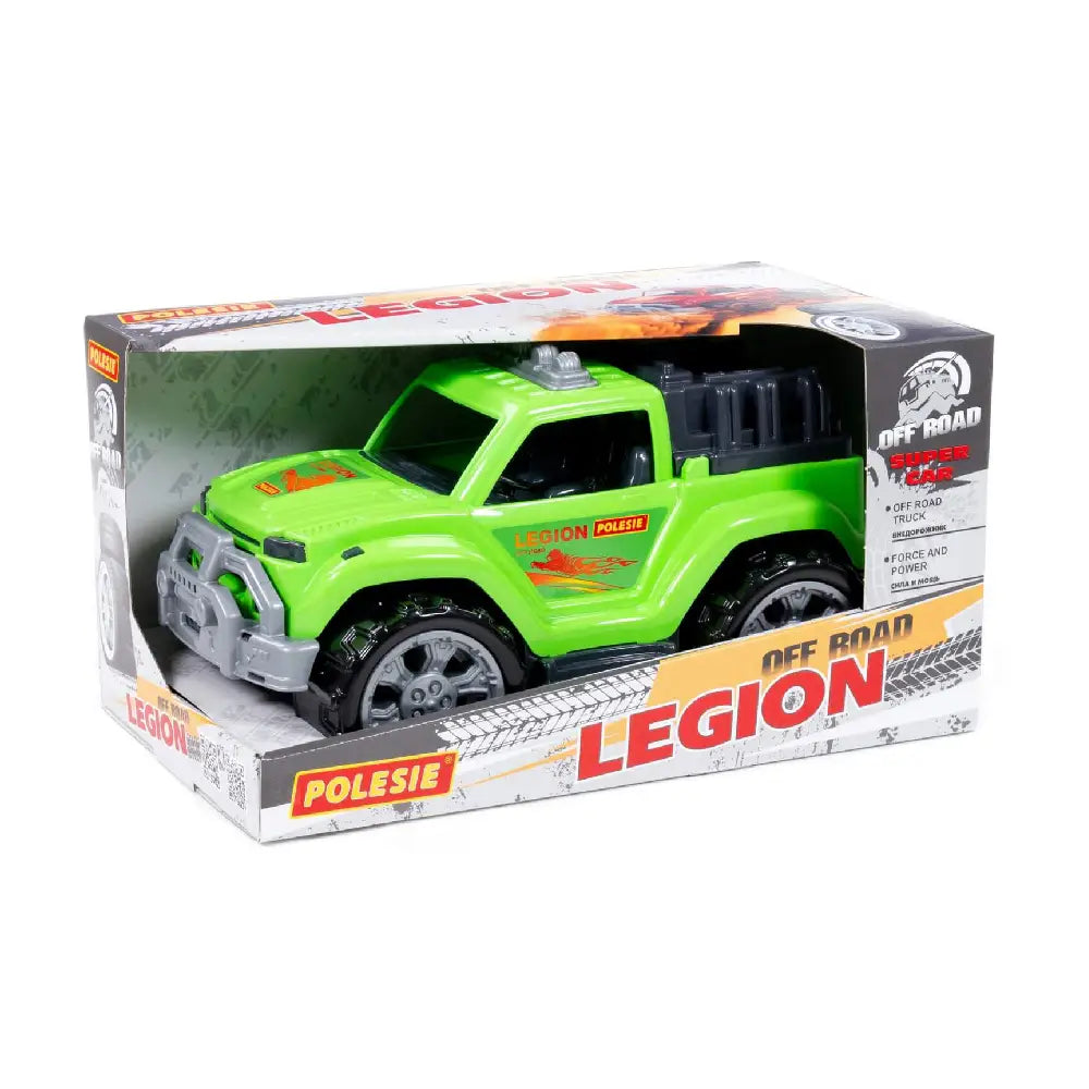 Masina „Legion” in cutie 405х240х210 mm verde (89083), portocaliu (89106), roșu (84095), negru (84118)
