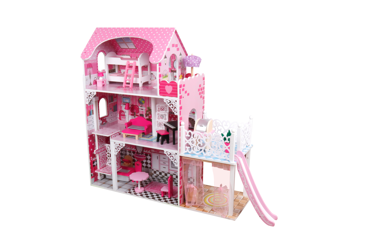 Casa de papusi din lemn 82*33*121 cm, W06A425