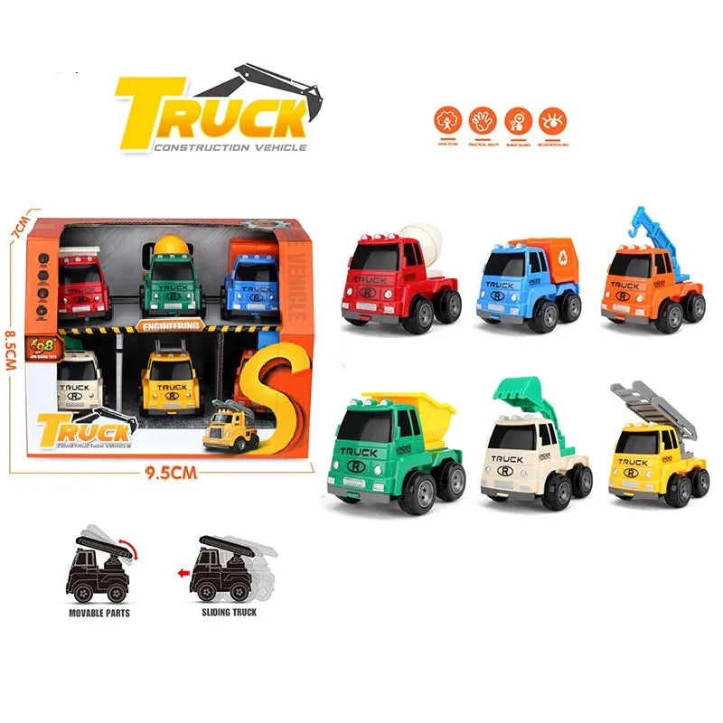 Set masini (6buc) (instructiune in romana) 72152