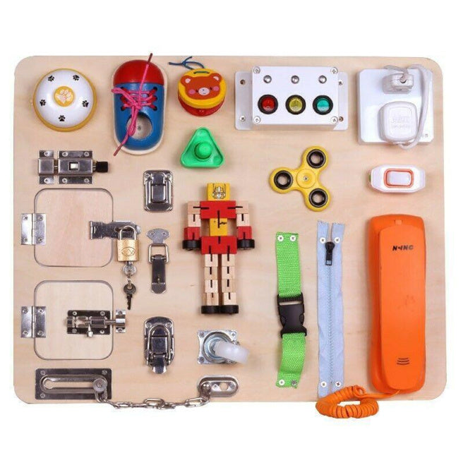 Busyboard educativ cu telefon, cod 1372D