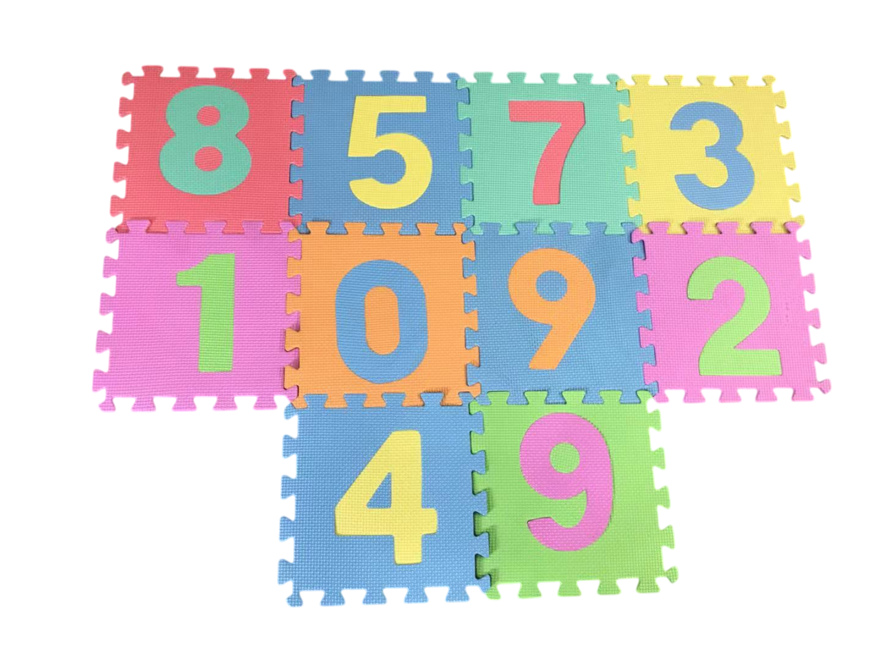 Puzzle de podea, 10 buc., „Cifre”, KTPT010