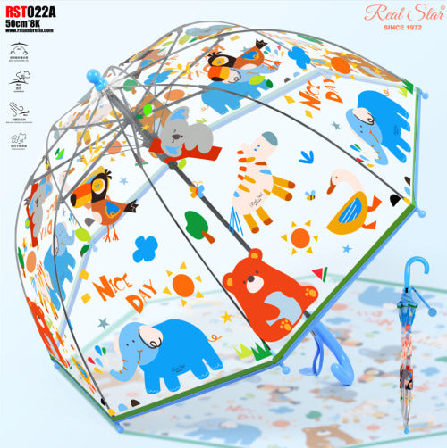 Umbrelă pentru copii cu animăluțe, RST022A