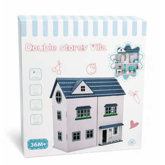 Căsuță pentru păpuși, 2 etaje, cod 1437D