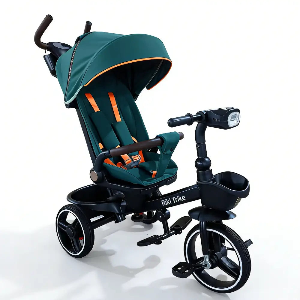 Tricicleta verde pentru copii (JTR6200) (64644)