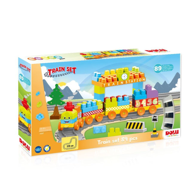 Set de constructii cu trenulet, 85 piese, cod 41468
Articol: 5082