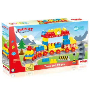 Set de constructii cu trenulet, 85 piese, cod 41468
Articol: 5082