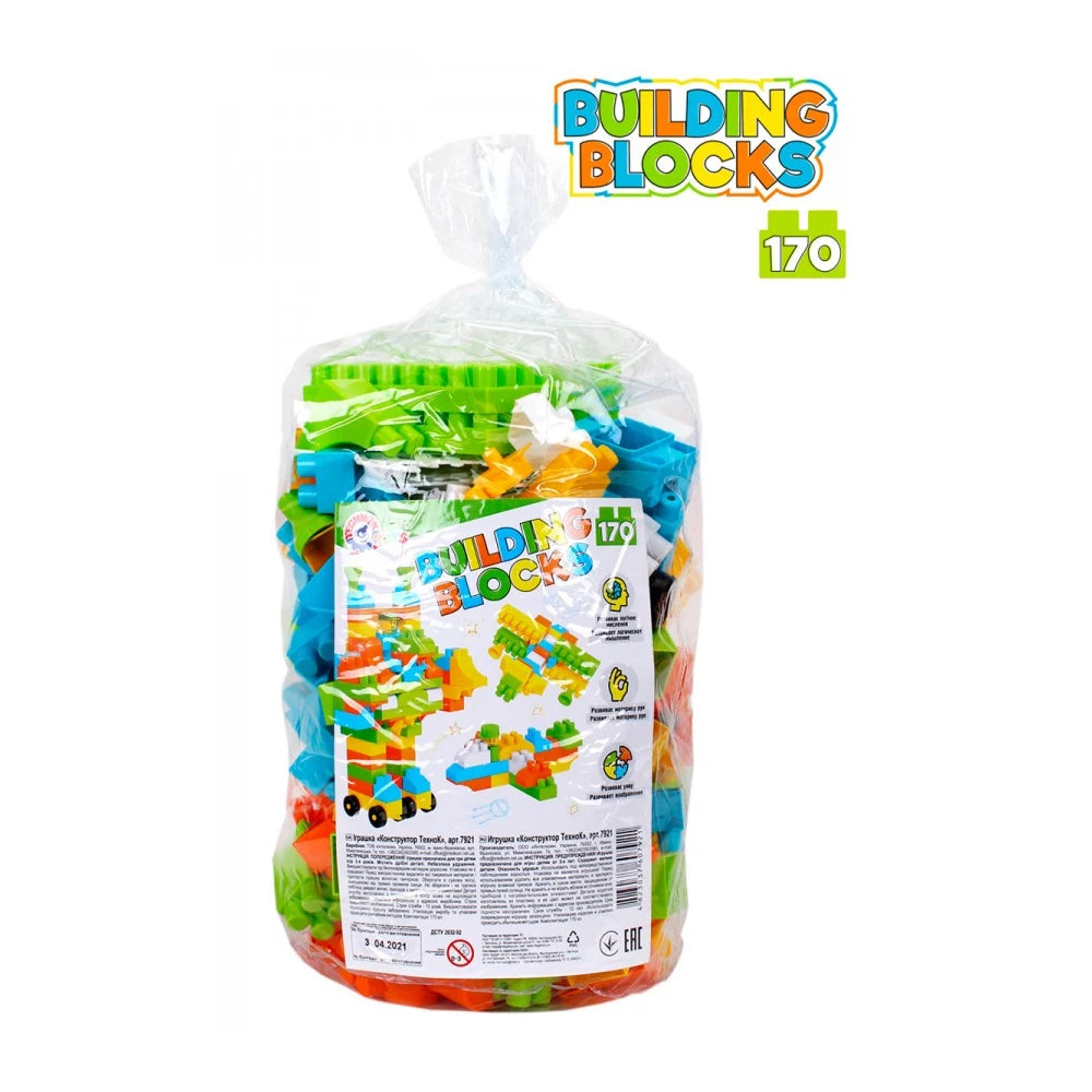 Set constructor, 170 piese, Technok (7921)