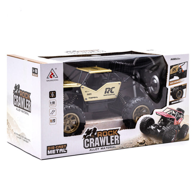 Mașină 1:18 cu telecomandă "Rock Crawler" 2029 aurie, cod 442028