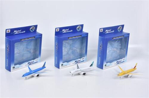 Avion metalic cu inertie, din metal, HY6277-1A