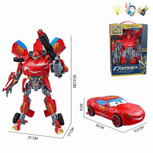 008946 Robot transformer cu muzica si lumina